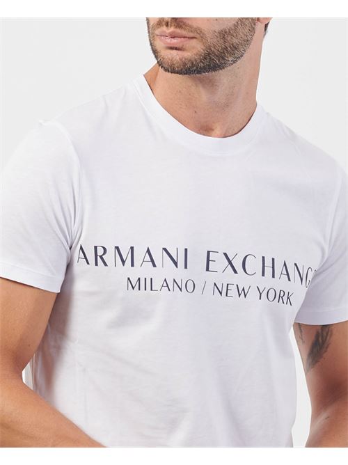 T-shirt girocollo Armani Exchange in cotone ARMANI EXCHANGE | 8NZT72-Z8H4Z1100